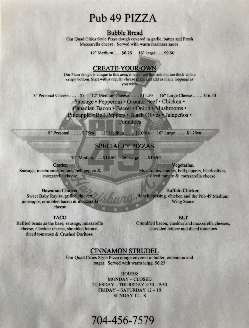 Pub 49 Pizza